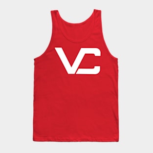 Vectom White Logo Tank Top